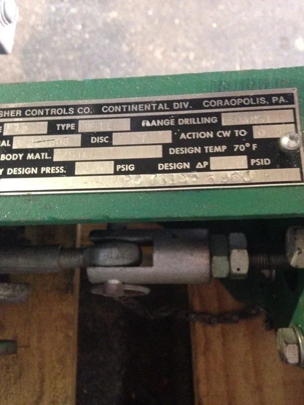 Трубопроводная арматура FISHER TYPE 656 PNEUMATIC CONTROL VALVE ACTUATOR SIZE 30
