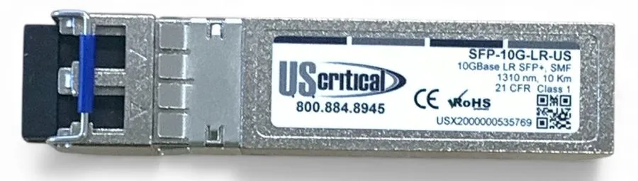 Трансивер US Critical SFP-10G-LR-US 10GBASE-LR 1310nm 10km SFP+ SMF Transceiver 