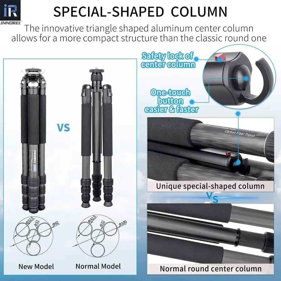 Камера Carbon Fiber Tripod- GT324C Professional Compact Portable Tripod