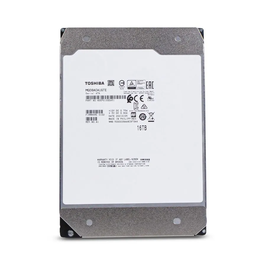 Жёсткий диск Toshiba MG08ACA16TE 16TB 7200RPM 512e 3.5" SATA Enterprise Desktop  — фото лота 1