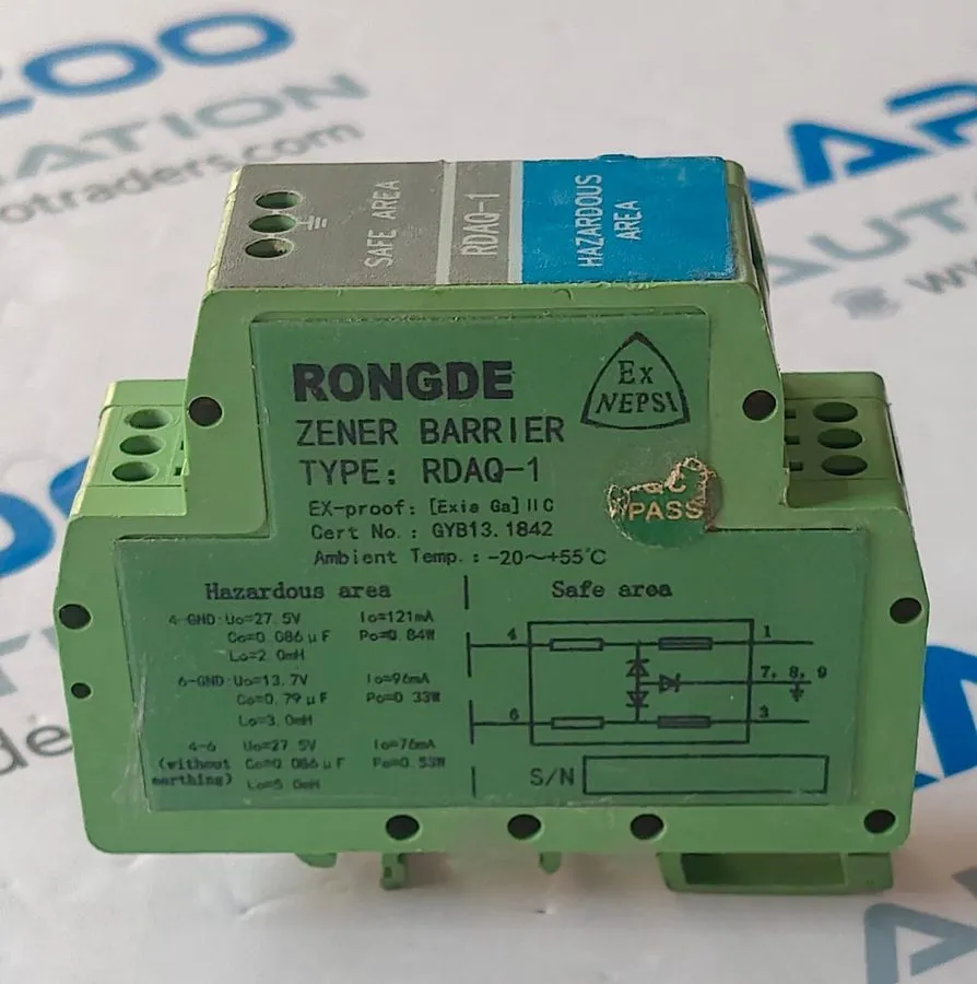 Датчик RONGDE ZENER BARRIER RDAQ-1
