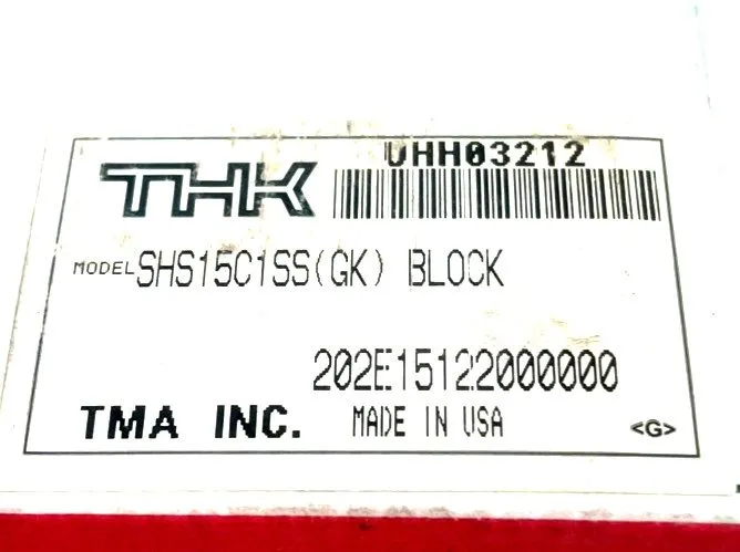 Оборудование ЧПУ THK SHS15C1SS (GK) Linear Motion Bearing Block