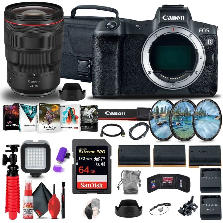 Фотокамера Canon EOS R Mirrorless Camera (3075C002) + Canon RF 24-70mm + More
