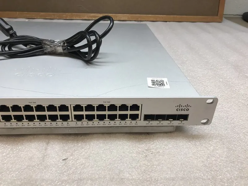Коммутатор Cisco Meraki MS320-48FP L3 Cloud Managed 48 Port GigE 740W PoE Switch — фото лота 3