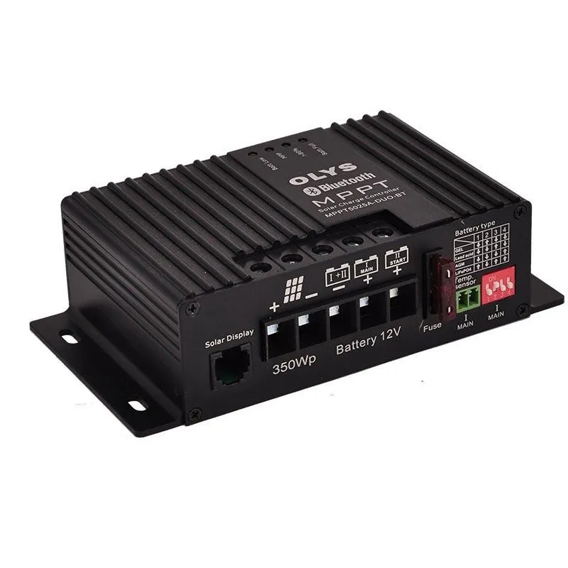 Аккумулятор OLYS MPPT5025A-DUO-BT 25A Bluetooth Solar Charge Controller + Charge