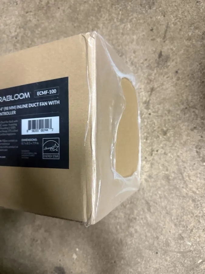Вентилятор TerraBloom EC Series 4 Inch Inline Duct Fan With Speed Controller ECM