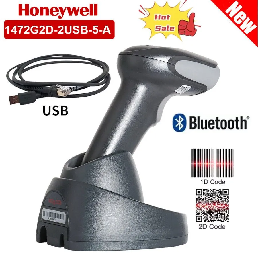 Сканер штрих-кода Honeywell Voyager Wireless Bluetooth Barcode Scanner 2D Code 1
