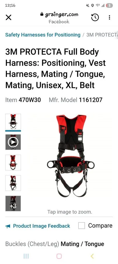 Жгут проводов 3M Protecta Comfort Construction Style Positioning Harness