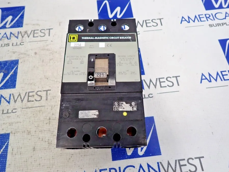 Автоматический выключатель Square D KCP34225 Circuit Breaker 225A 480V 3P Lug to