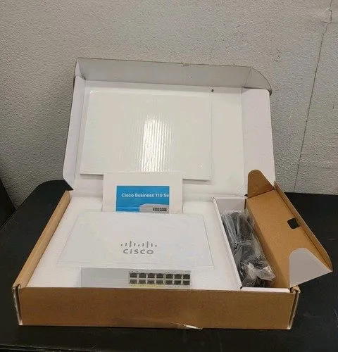 Коммутатор Cisco CBS110-16PP 16-Port Gigabit Unmanaged PoE Switch 8x PoE 64W 1U 