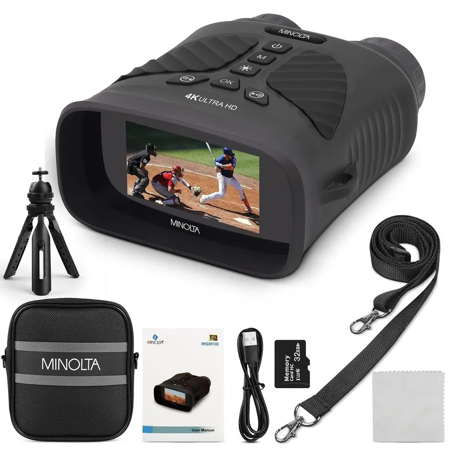 Оптико-электронная система MINOLTA MNDM10B 10x25 Digital Night Vision Monocular  — фото лота 1