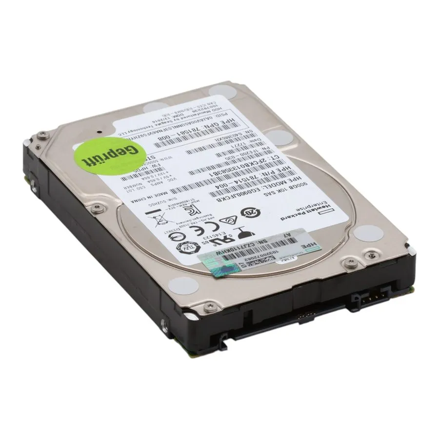 Жёсткий диск HPE EG0900JFCKB 900GB 10K SAS 2.5" HDD 781514-004