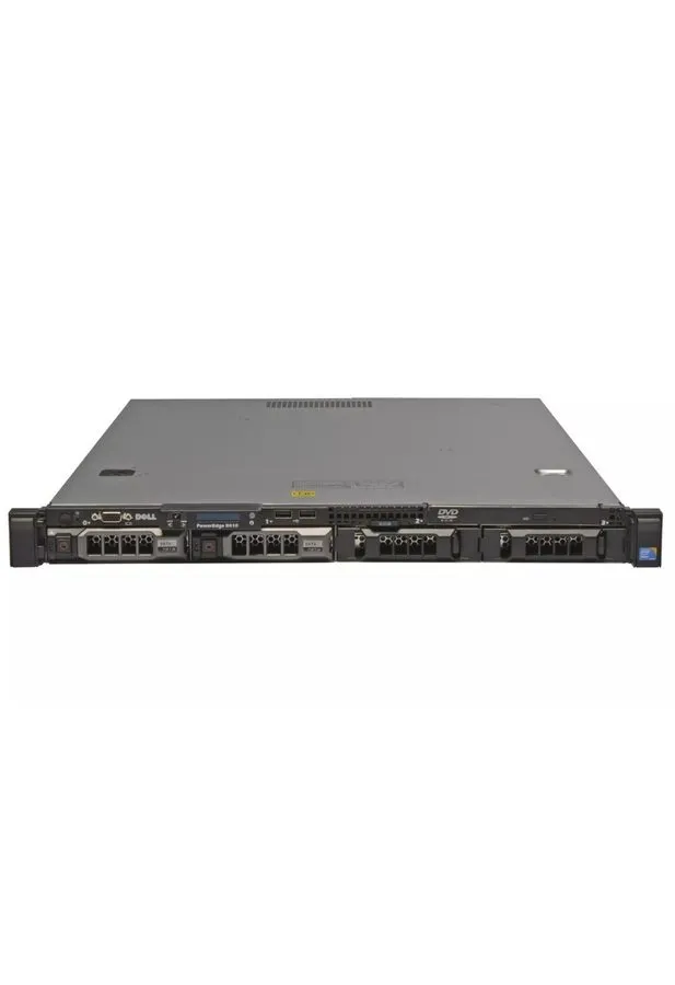 Сервер Dell POWEREDGE R410 1RU 12 CORE SERVER 2X E5645 CPU 96GB RAM 2X 300GB Dua
