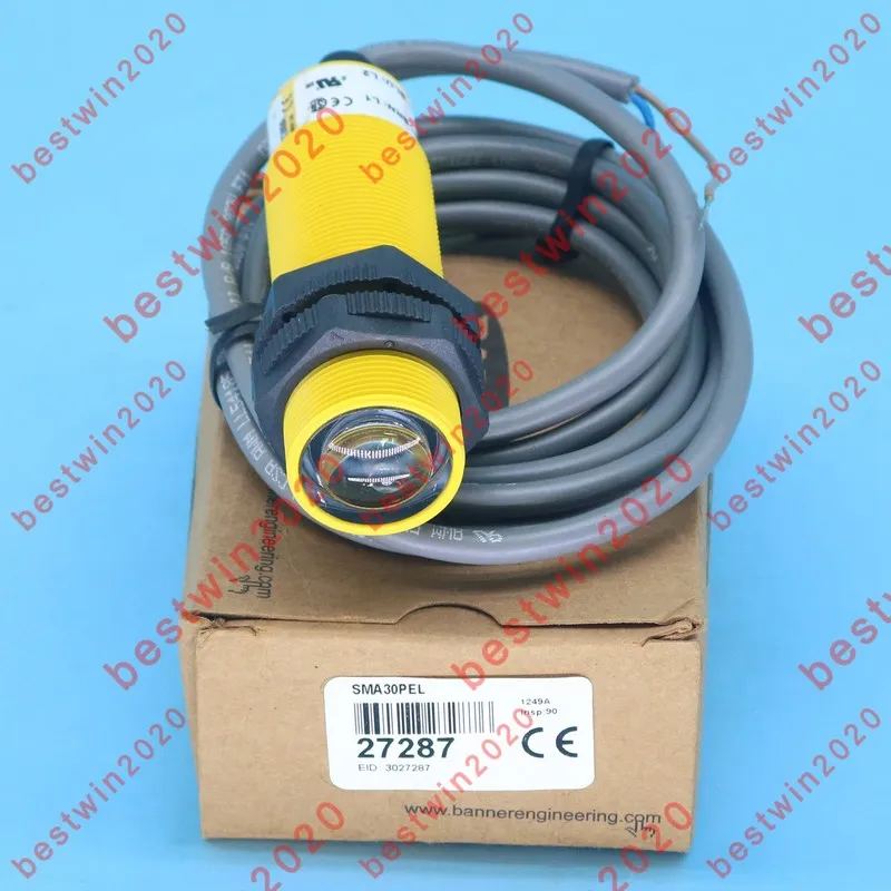 Фотоэлектрический датчик BANNER SMA30PEL 27287 Photoelectric Sensor 12-240VAC 10