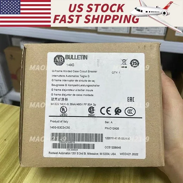Автоматический выключатель Allen-Bradley 140G-G3C3-C50 50A 3 Pole Circuit Breake
