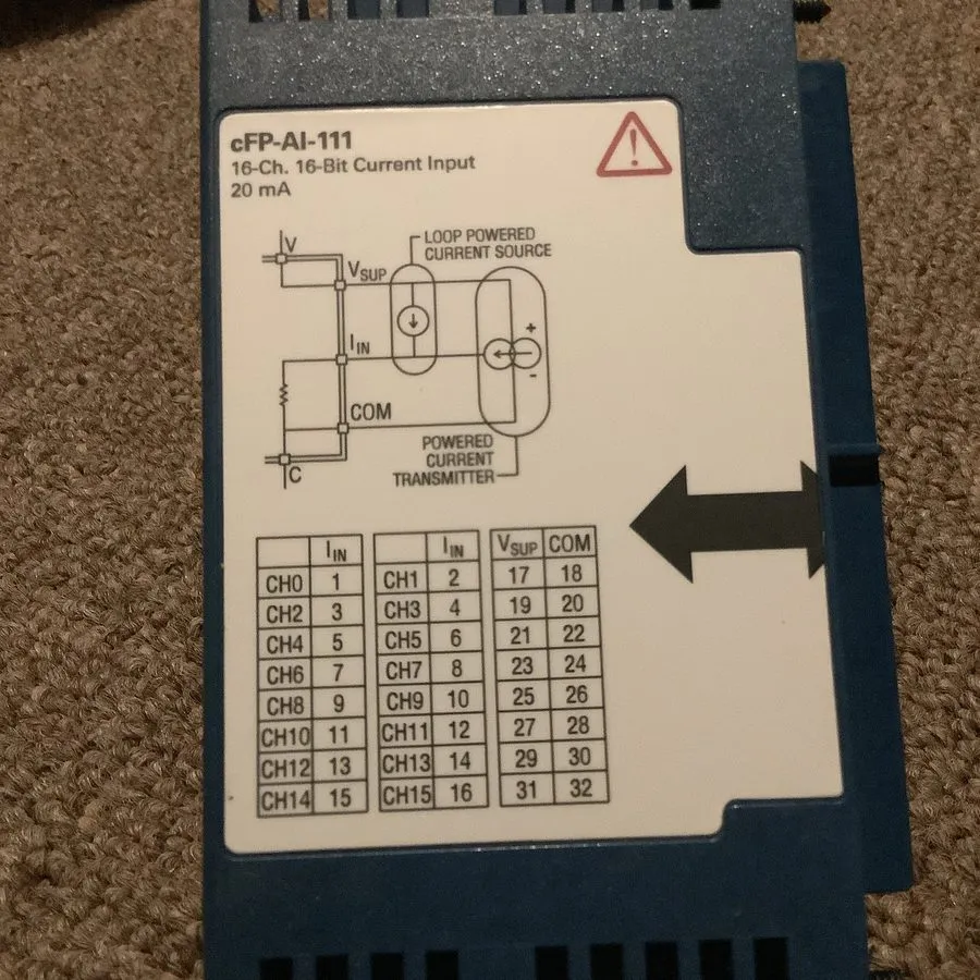 Трансивер NATIONAL INSTRUMENTS CFP-AI-111 ANALOG INPUT MODULE 18594DE-O2L Pull — фото лота 2