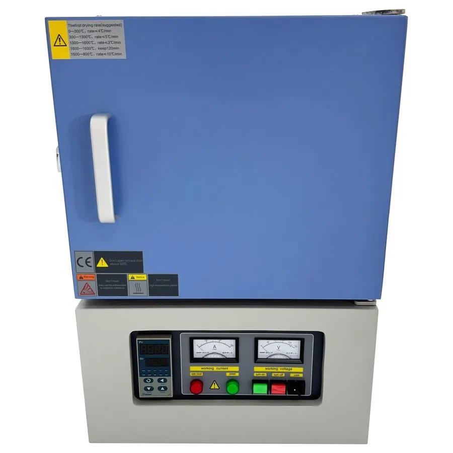 Лабораторная печь AC110V/60Hz Lab Integrated Resistance Furnace 1700°C Muffle Fu — фото лота 2