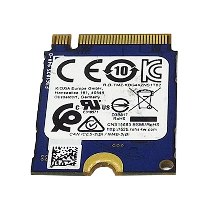 SSD-накопитель 512GB NVMe SSD M.2 2230 KIOXIA BG4 KBG40ZNS512G PCIe Gen3 Excelle