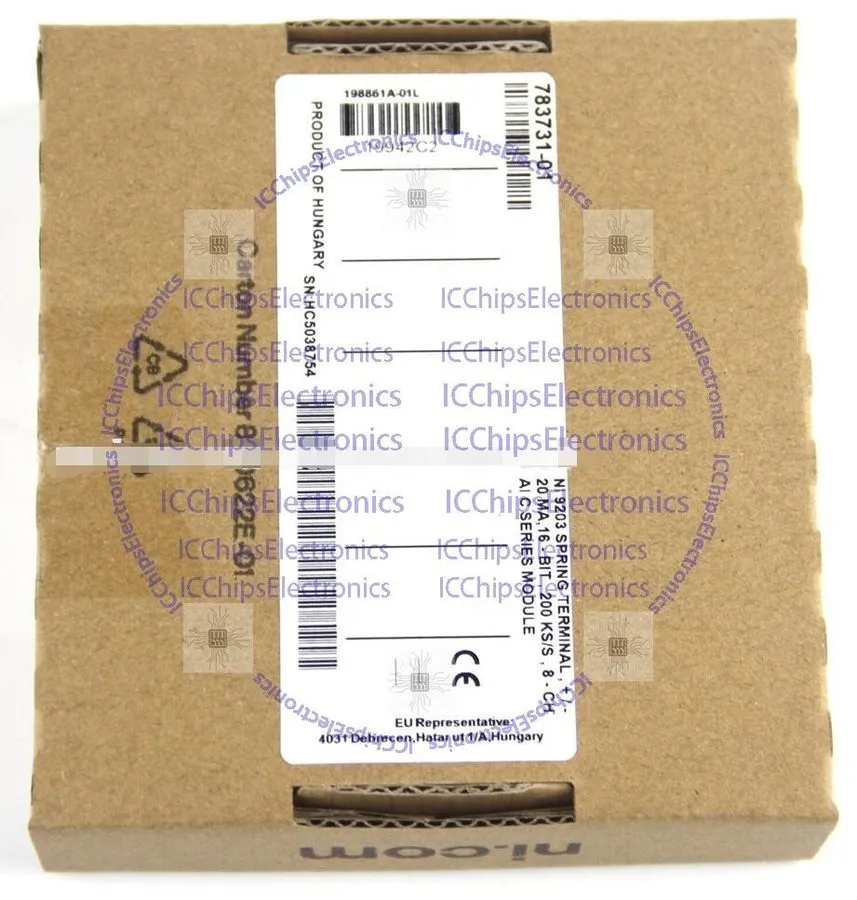 Модуль ввода-вывода National Instruments NI-9203 C Series Current Input Module