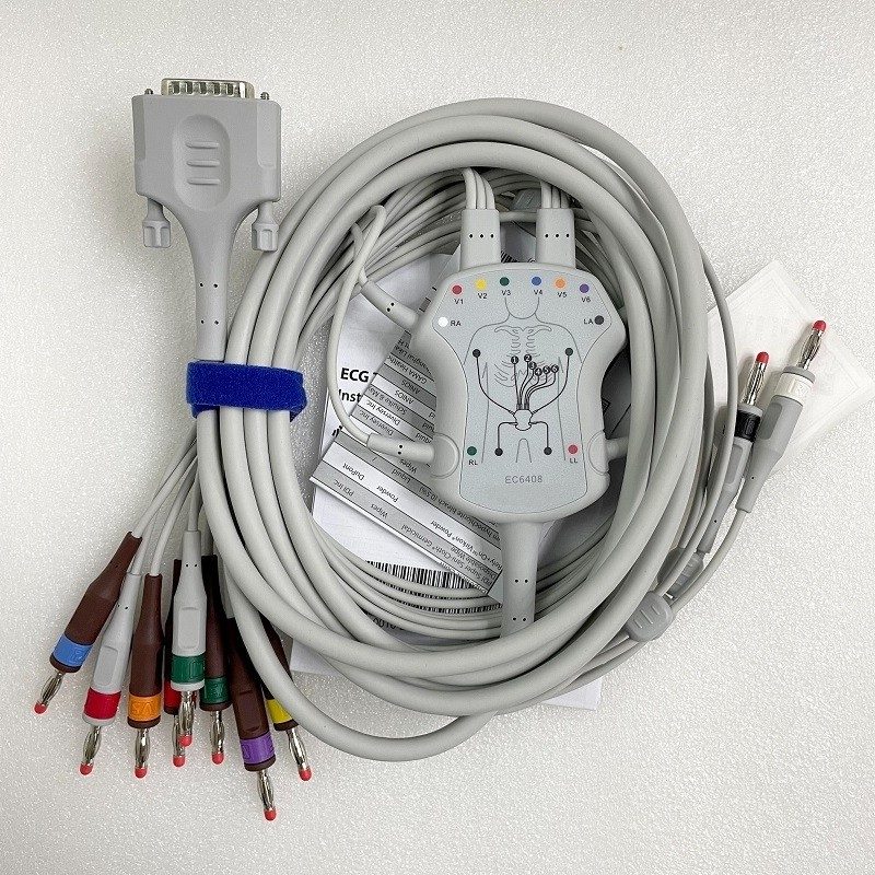 Электрокардиограф Mindray R3A ECG trunk cable 12-lead set EC6408