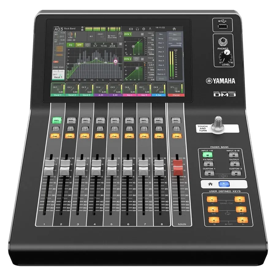 Микшерный пульт Yamaha DM3-D Digital Mixing Console Dante + Fitted Road/Flight C