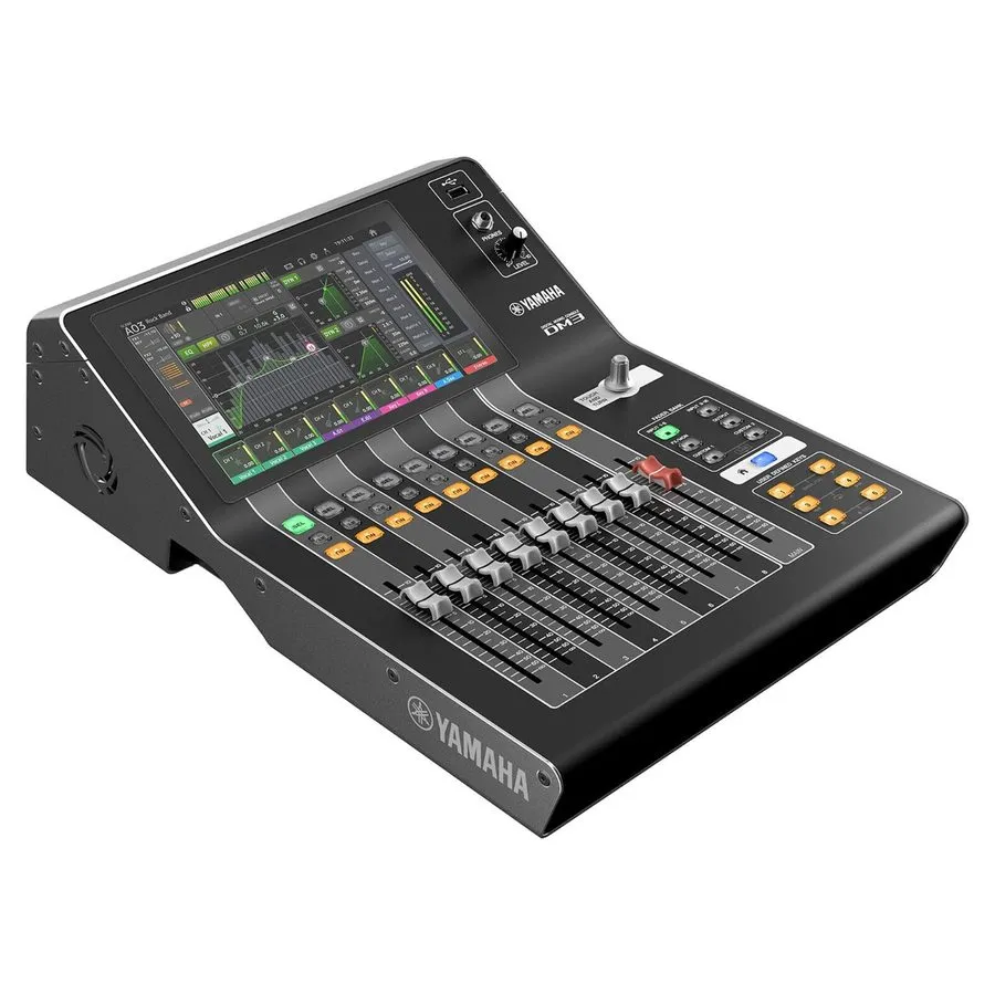 Микшерный пульт Yamaha DM3-D Digital Mixing Console Dante + Fitted Road/Flight C — фото лота 2