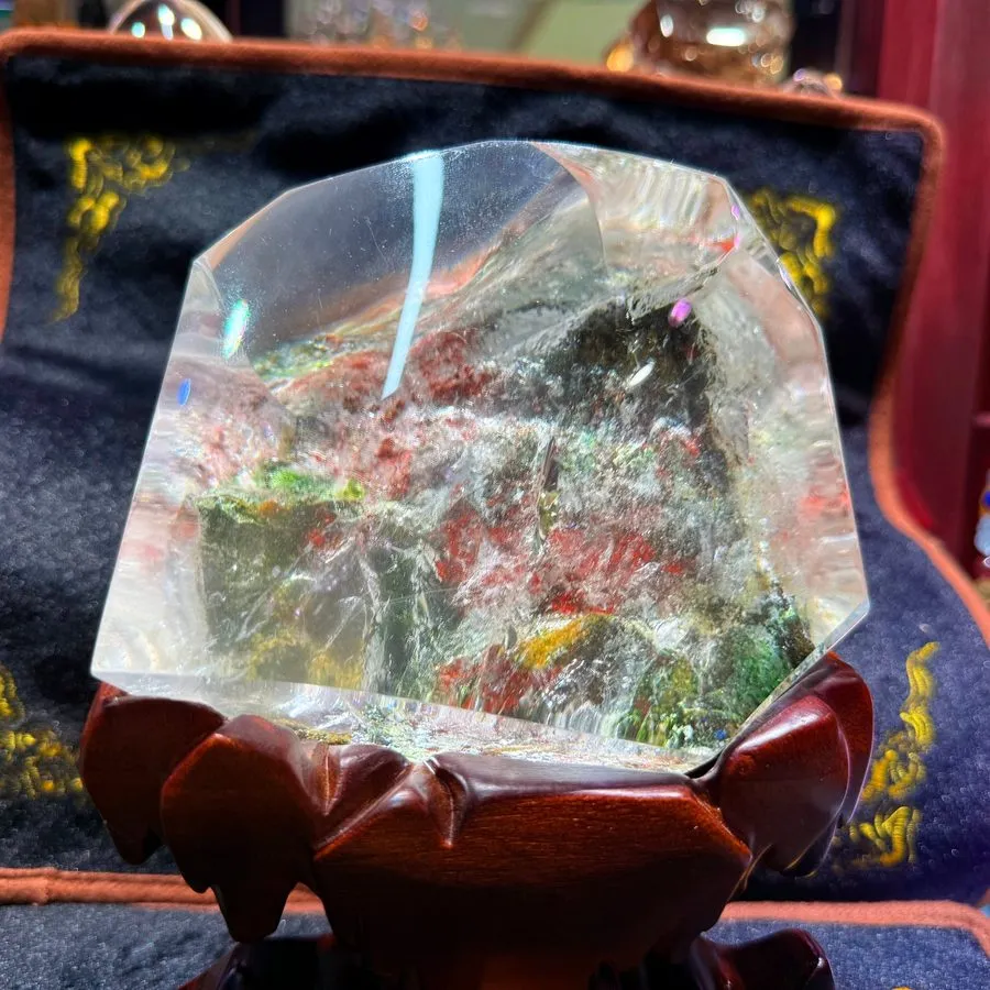 Лабораторный прибор 3.388LB TOP Natural color phantom quartz crystal mineral spe