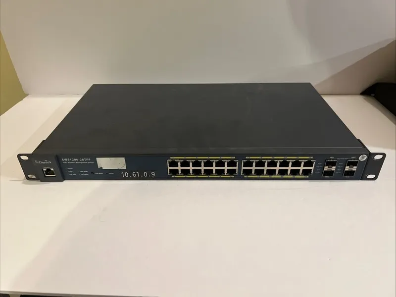 Коммутатор EnGenius EWS1200-28TFP 24-Port Managed Gigabit 410W PoE+ Switch