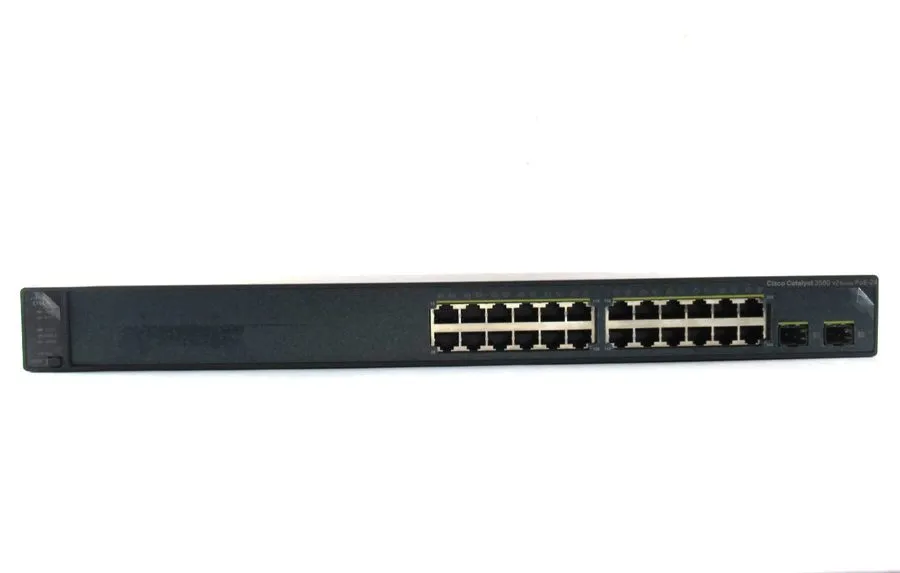 Коммутатор Cisco Catalyst 3750 PoE-24 24-Port Network Switch Rackmount SFP Ports