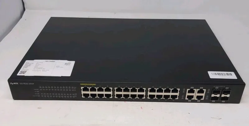 Коммутатор ZyXel GS1920-24HP 24-Port GbE Smart Managed PoE+ Switch 375W 4x Combo