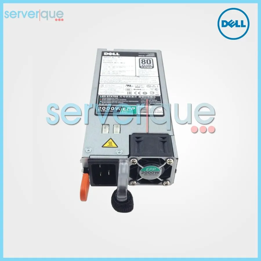 Блок питания Dell VWWF1 PowerEdge FX2 R640 2000W 80 Plus Platinum HS EPP Power S — фото лота 1