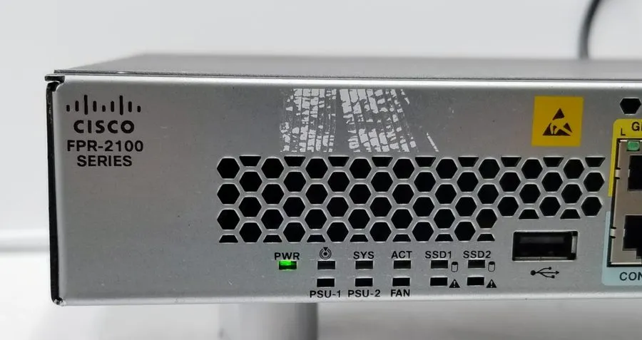 Межсетевой экран Cisco Firepower FPR-2110 Firewall 16GB RAM 100GB SSD FTD 6.x.x