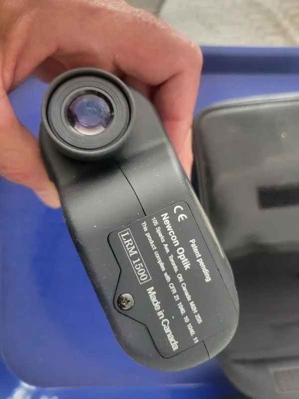 Оптико-электронная система Newcon Optik LRM-1500 Laser Rangefinder Black Plastic — фото лота 1