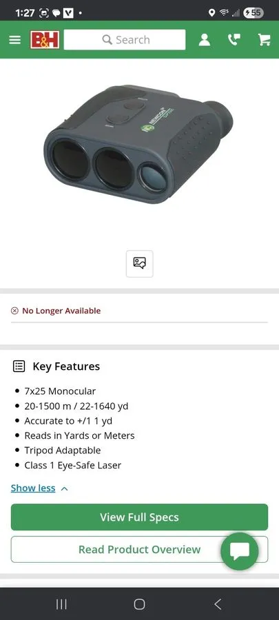 Оптико-электронная система Newcon Optik LRM-1500 Laser Rangefinder Black Plastic — фото лота 3