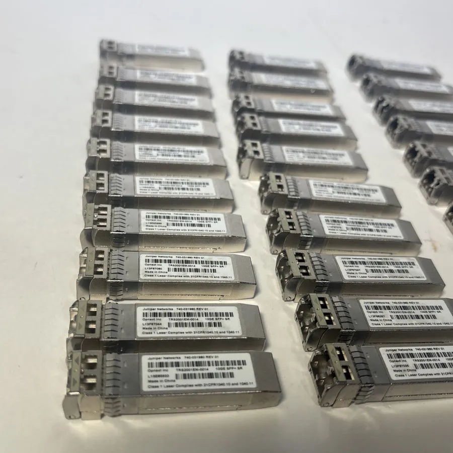 Трансивер X6 Juniper Networks 10GE SFP+ SR 740-031980 740-021308 850nm MMF Trans — фото лота 1