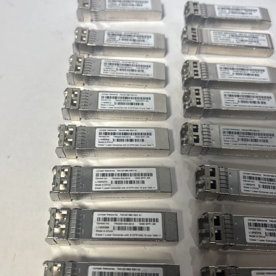 Трансивер X6 Juniper Networks 10GE SFP+ SR 740-031980 740-021308 850nm MMF Trans — фото лота 2