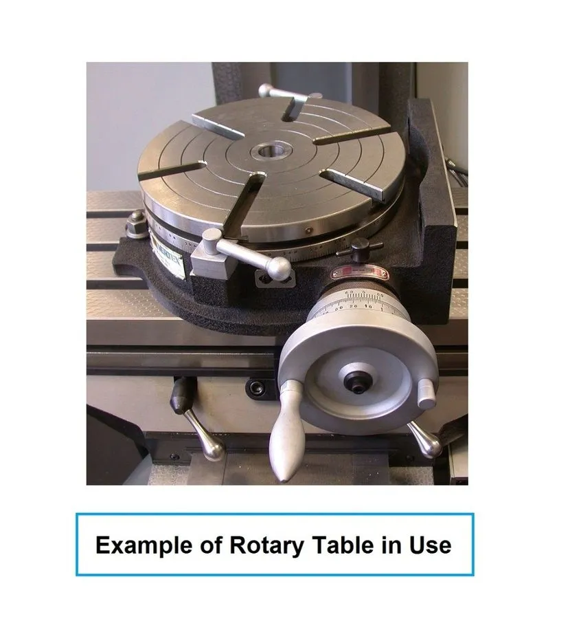 Поворотный стол VERTEX 10" HORIZONTAL/VERTICAL ROTARY TABLE (3900-2330) — фото лота 2