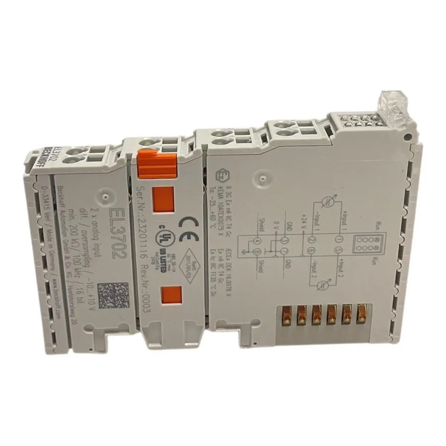Модуль ввода-вывода Beckhoff EL3702 EtherCAT Analog Input Terminal — фото лота 2