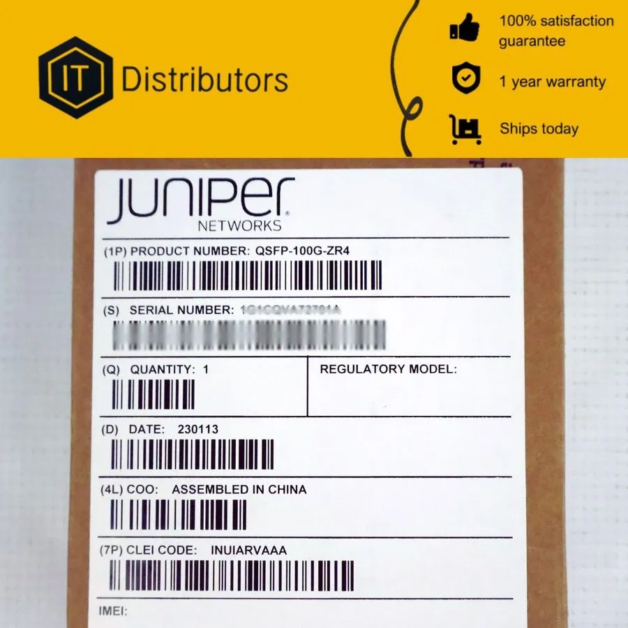 Трансивер Juniper QSFP-100G-ZR4