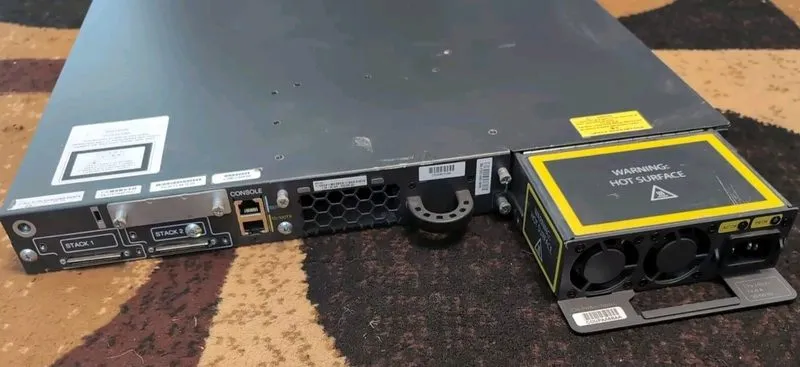 Коммутатор Cisco Catalyst WS-C3750E-48PD-SF 48-Port Gigabit PoE 2x 10GbE X2 Swit — фото лота 3