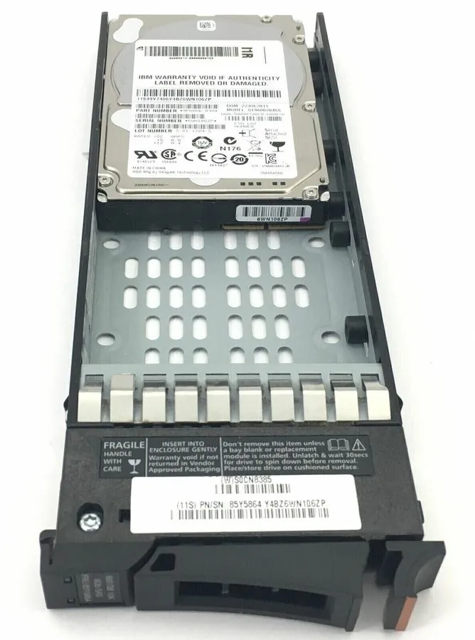 Сервер IBM 00L4521 600GB 10K SAS 2.5" Hot Swap Drive V7000 HDD Server Hard Disk 