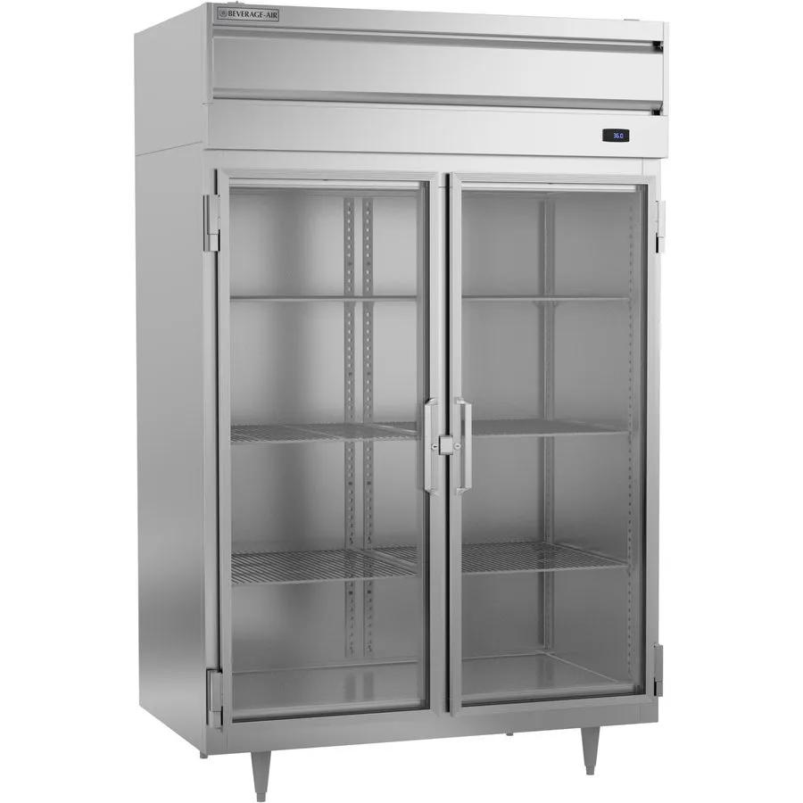 Холодильный шкаф Beverage Air PR2HC-1BG 52" 2-Section Reach-In Refrigerator w/ 2 — фото лота 1