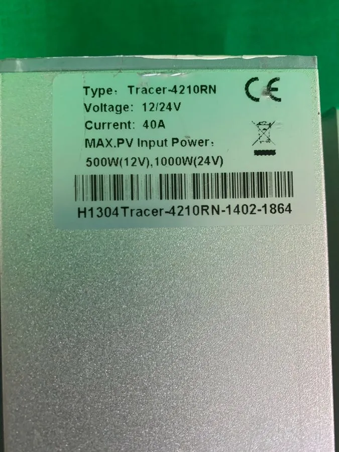 Аккумулятор Epever 40A MPPT Solar Charge Controller 12V/24V Solar Regulator Trac — фото лота 2