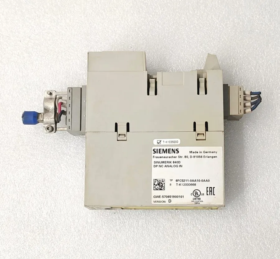 Стойка ЧПУ Siemens 6FC5211-0AA10-0AA0 Sinumerik 840D DP NC Analog Input Module V