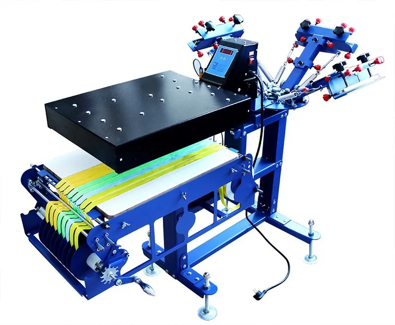 Оборудование рекламного производства 3 Color 1 Station Ribbon Screen Printing Ma — фото лота 1