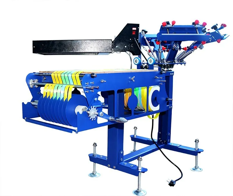 Оборудование рекламного производства 3 Color 1 Station Ribbon Screen Printing Ma — фото лота 2