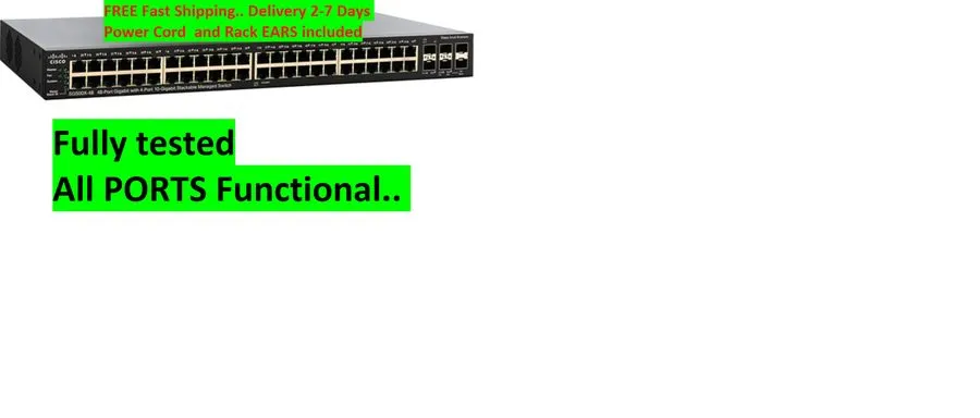 Коммутатор Cisco SG500X-48-K9 48-Port 4 x 10 Gigabit Ports Stackable Managed Swi