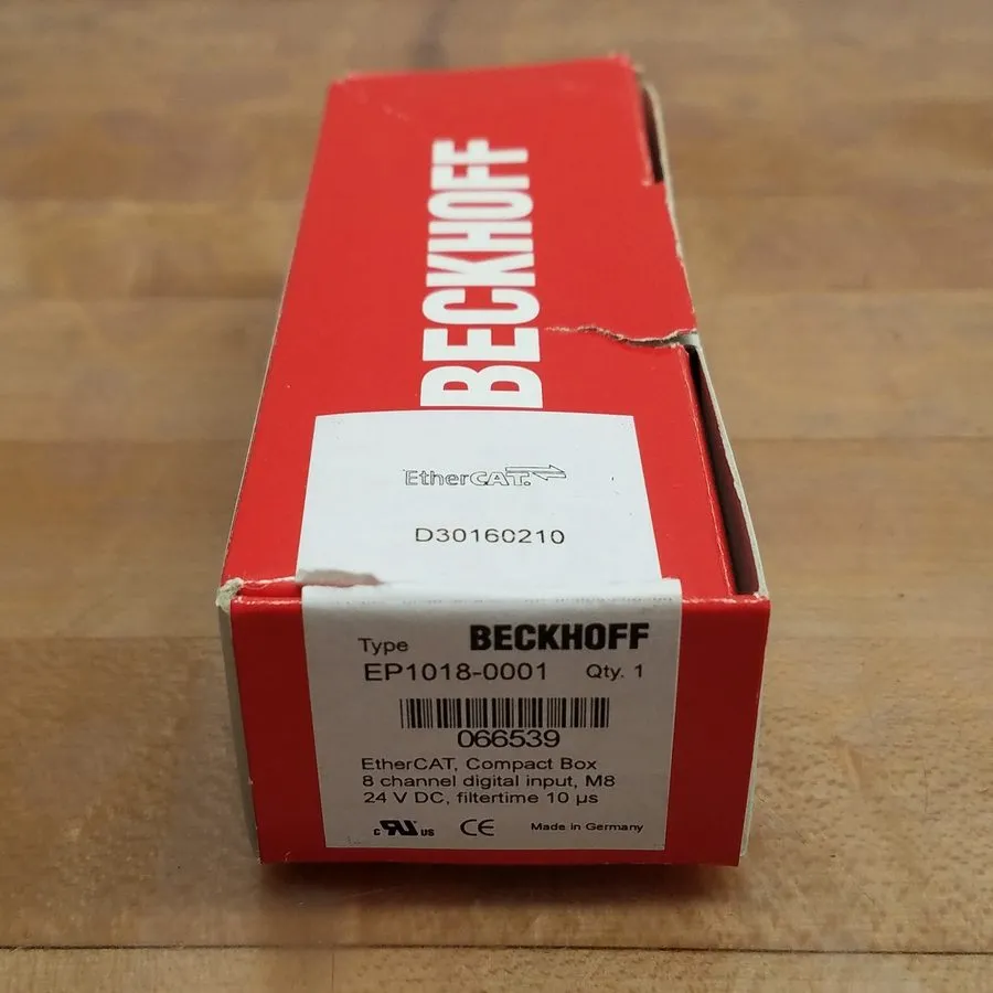 IIoT-устройство Beckhoff EP1018-0001 EtherCAT Box 8-Ch 24V DC DI M8 IP67