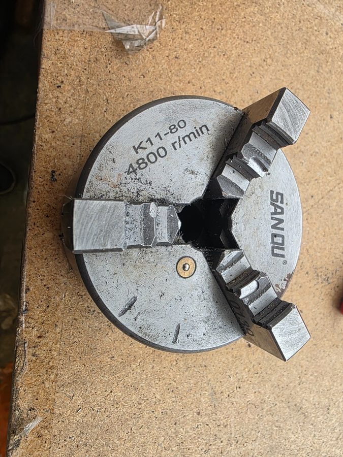 Режущий инструмент Sanou 3" 3 Jaw Lathe Chuck K11-80 80mm Self Centering M6 Insi