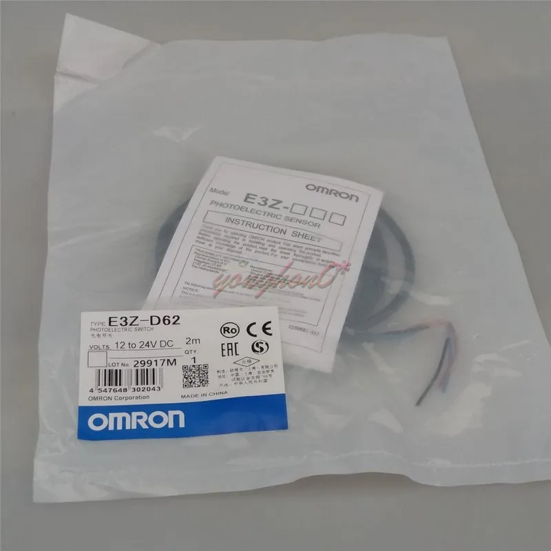 Фотоэлектрический датчик OMRON Photoelectric switch Sensor 12-24VDC E3Z-D62